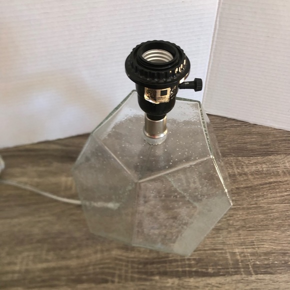 Geometric Glass Table Lamp - Picture 3 of 8